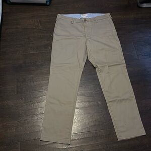 Tan Dockers dress pants extra slim fit